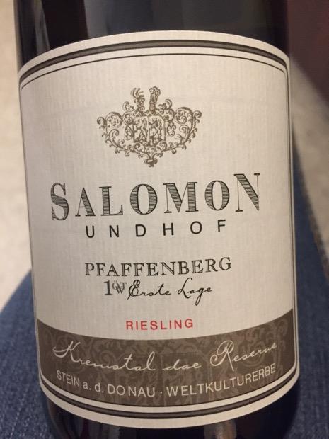 Salomon Undhof - Riesling Pfaffenberg 2017