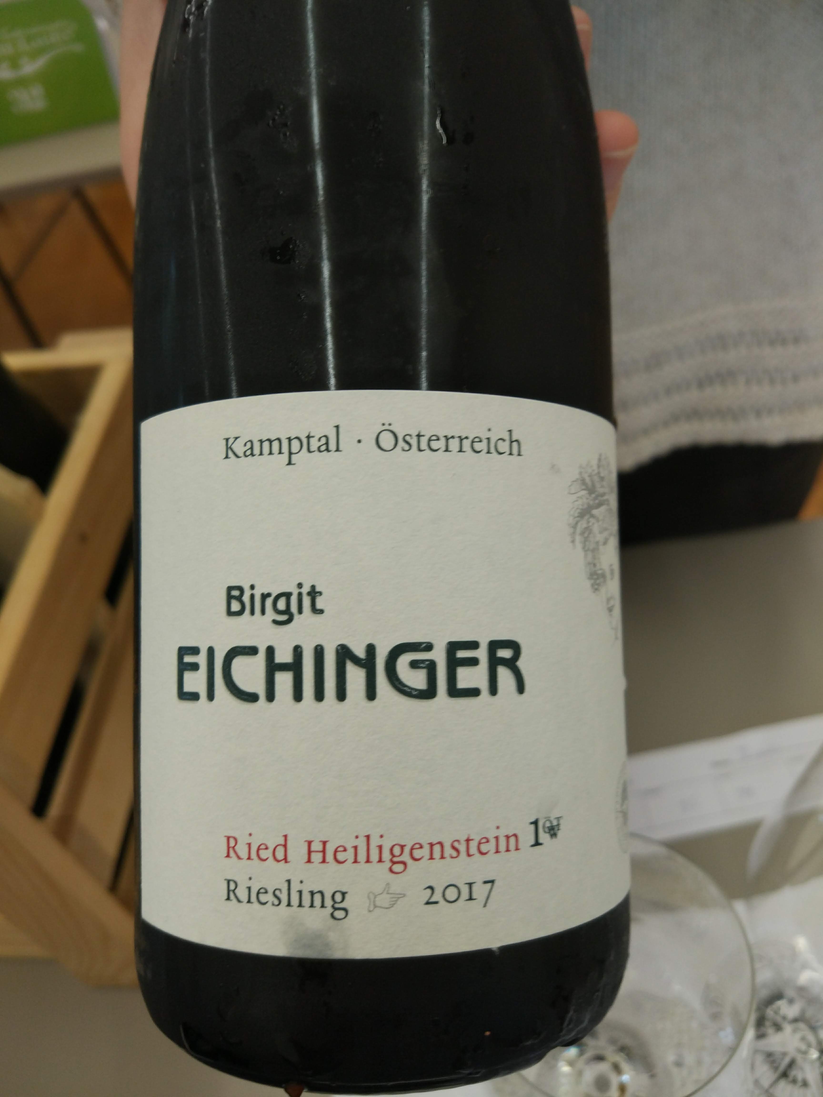 Birgit Eichinger - Riesling Heiligenstein 2017 Birgit Eichinger - Riesling Heiligenstein 2017