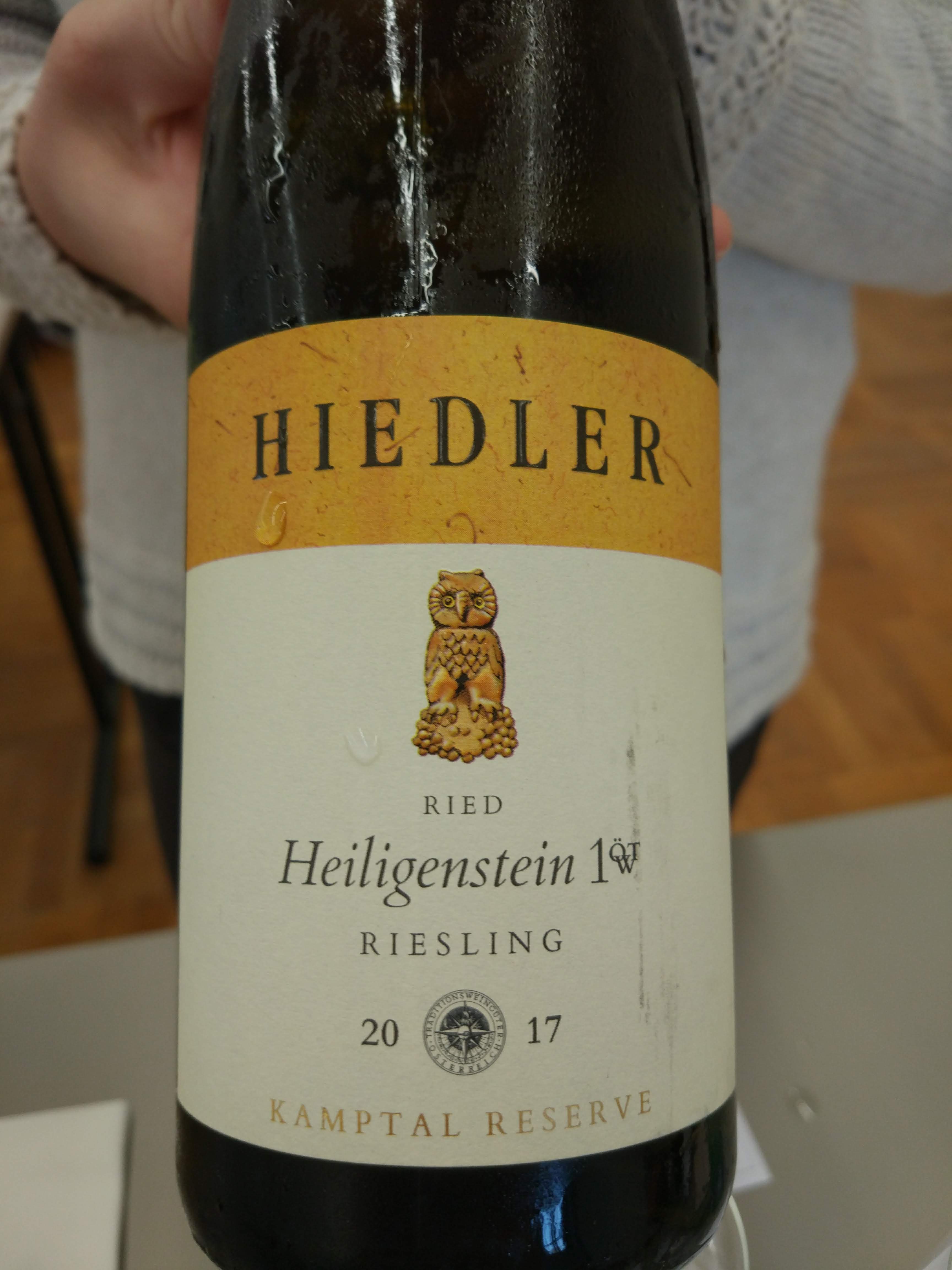 Hiedler - Riesling Heiligenstein 2017 Hiedler - Riesling Heiligenstein 2017