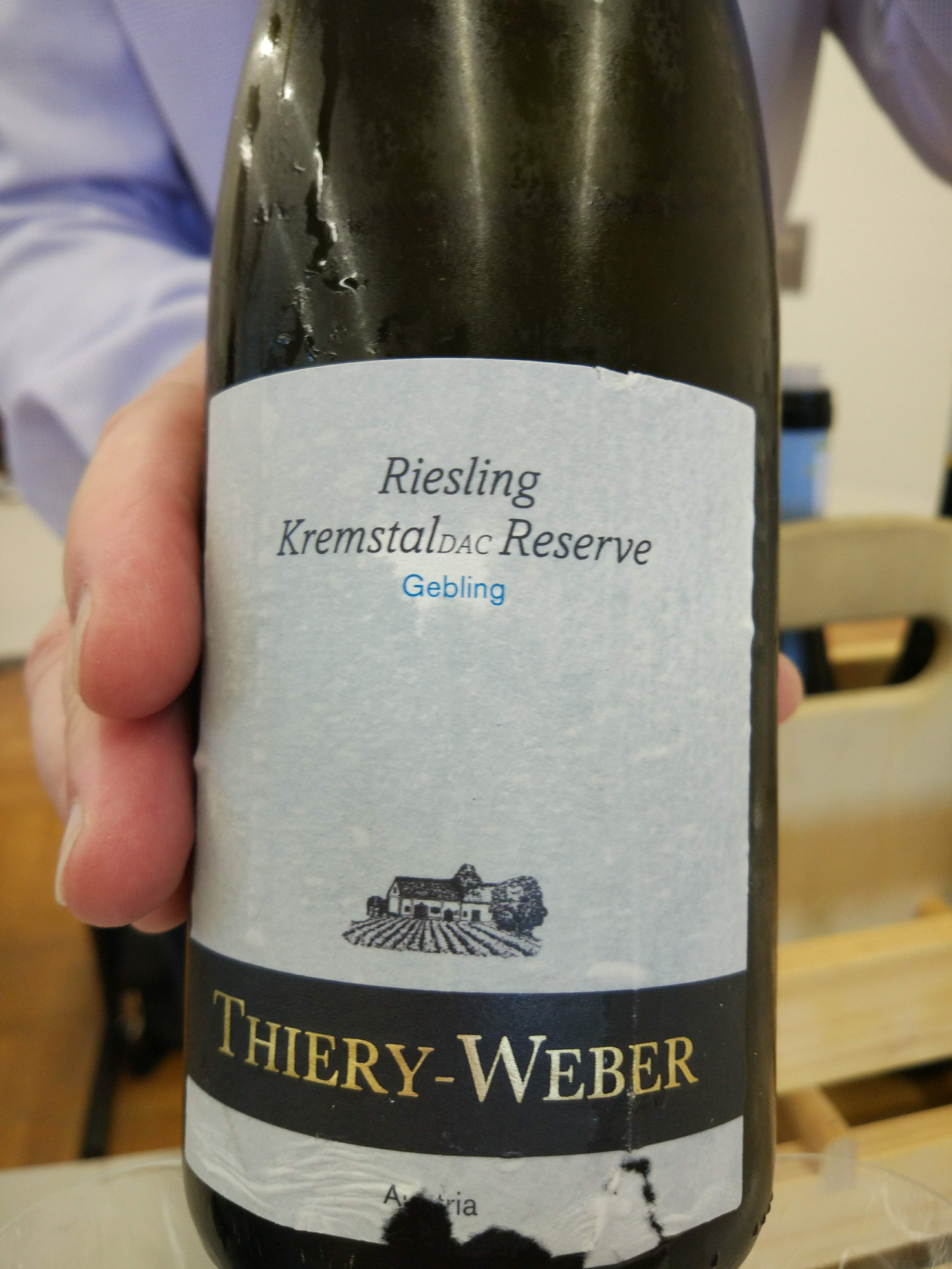 Thiery-Weber - Riesling Gebling 2017