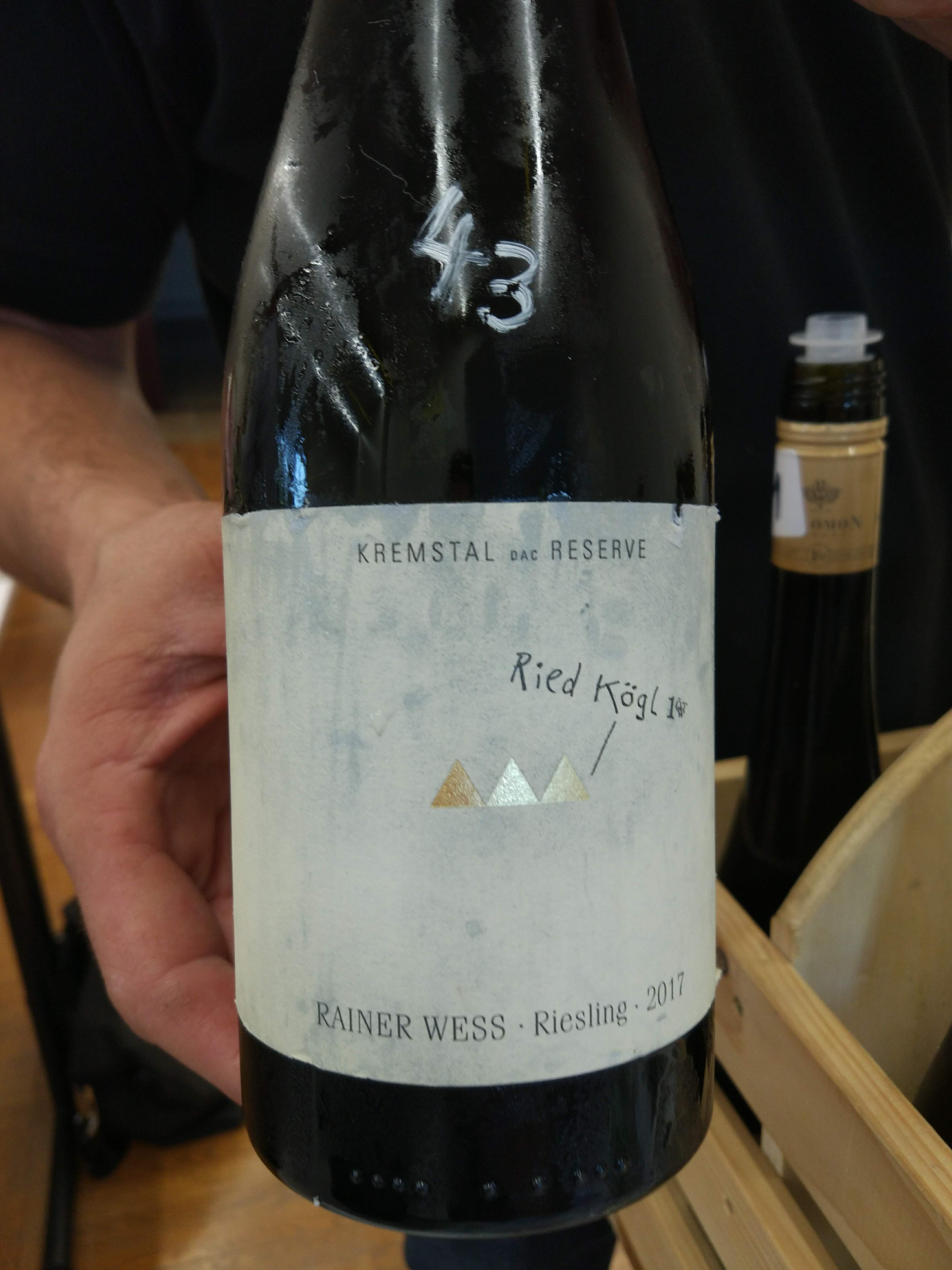 Rainer Wess - Riesling Kögl 2017 Rainer Wess - Riesling Kögl 2017