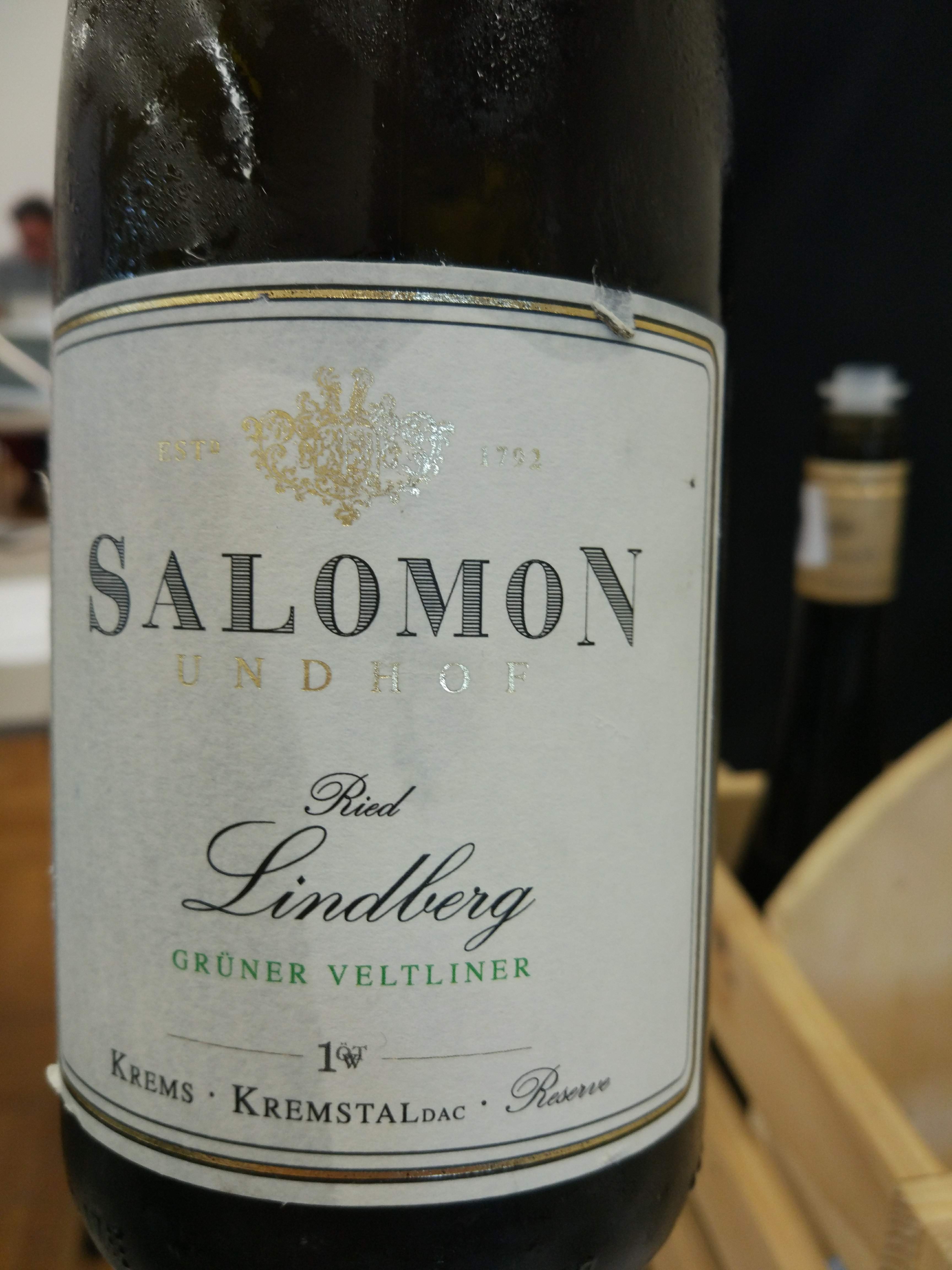 Salomon Undhof - Grüner Veltliner Lindberg 2017