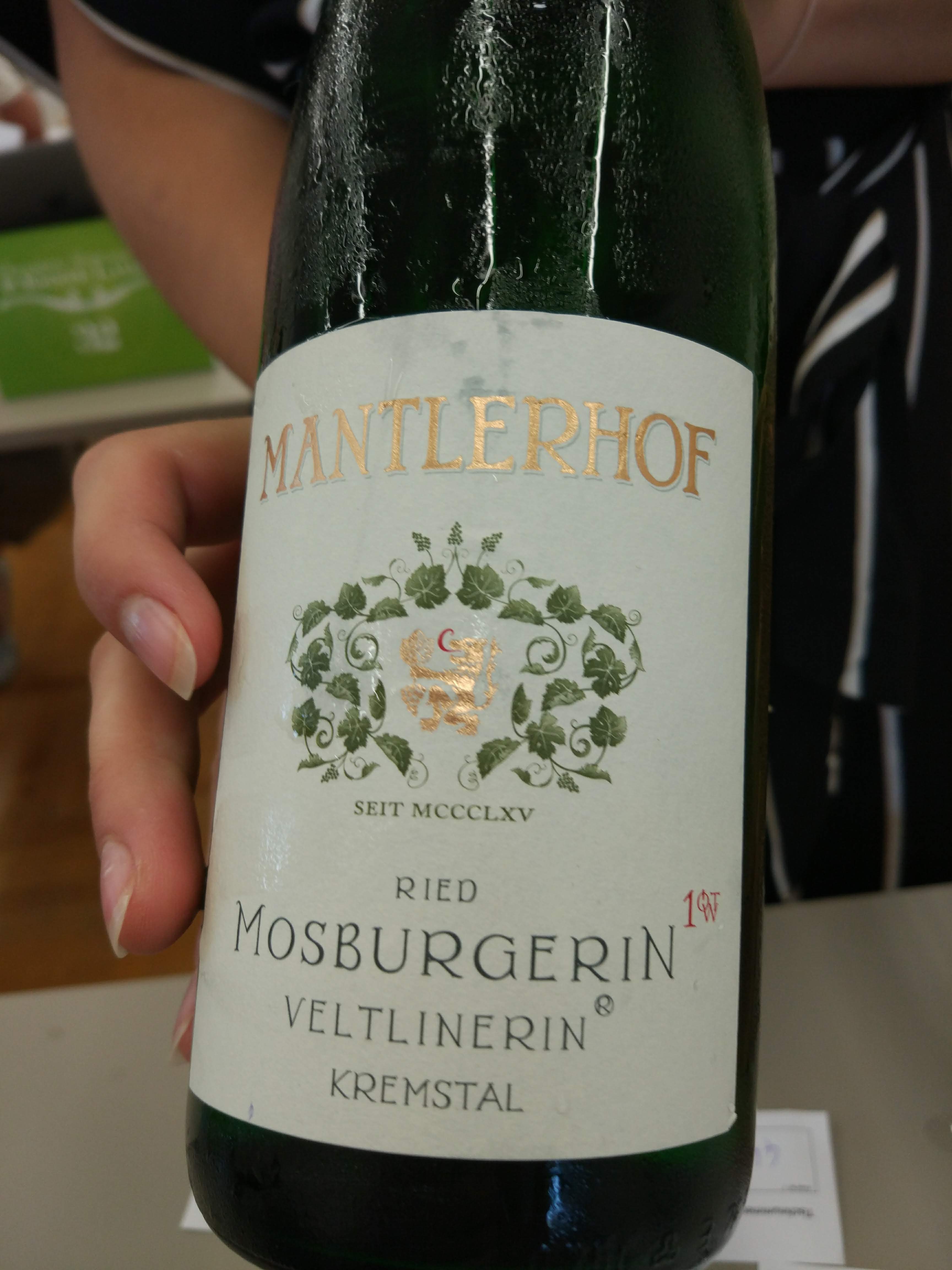 Mantlerhof - Grüner Veltliner Mosburgerin 2017 Mantlerhof - Grüner Veltliner Mosburgerin 2017