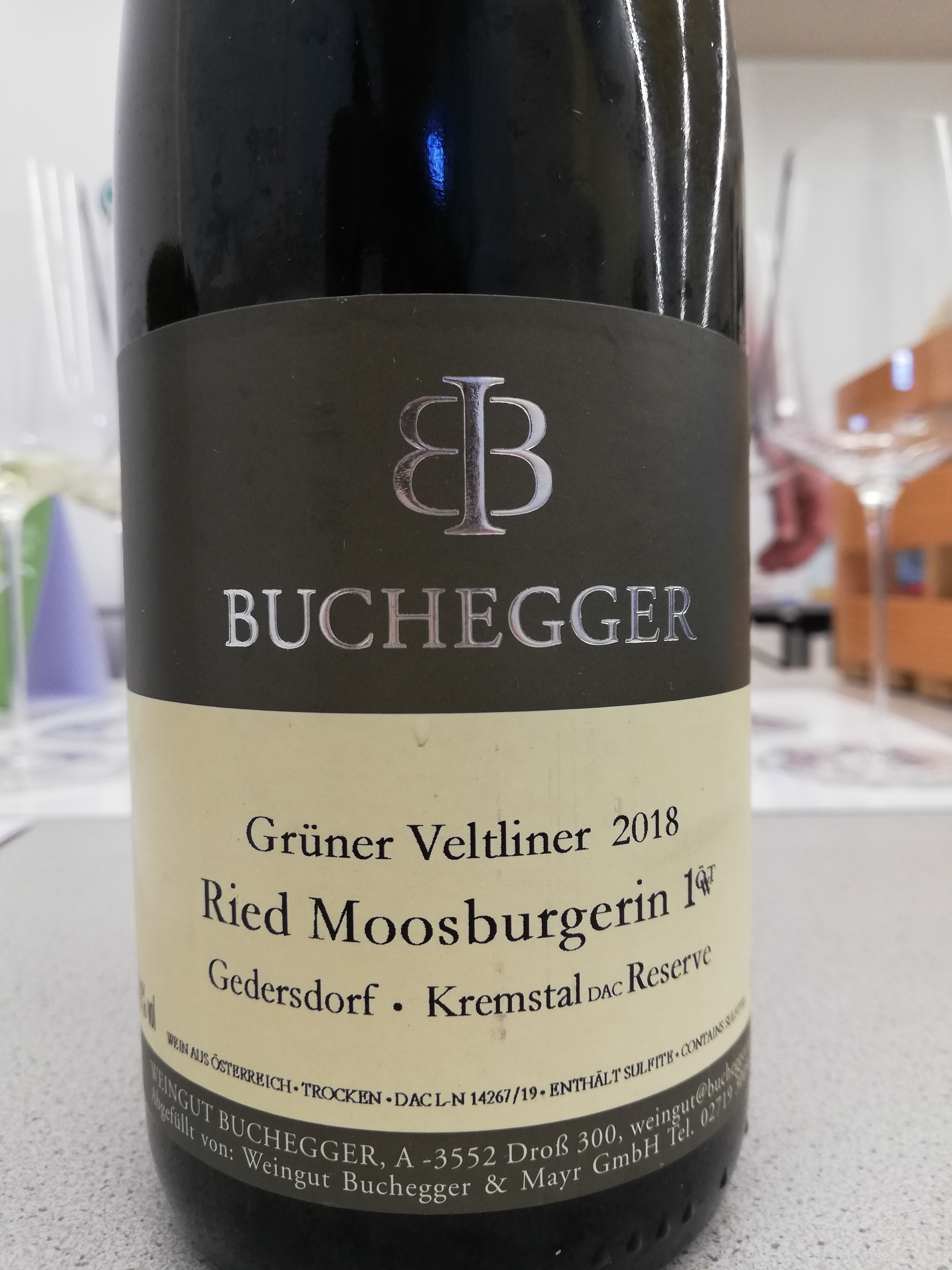 Buchegger - Grüner Veltliner Ried Moosburgerin 2018
