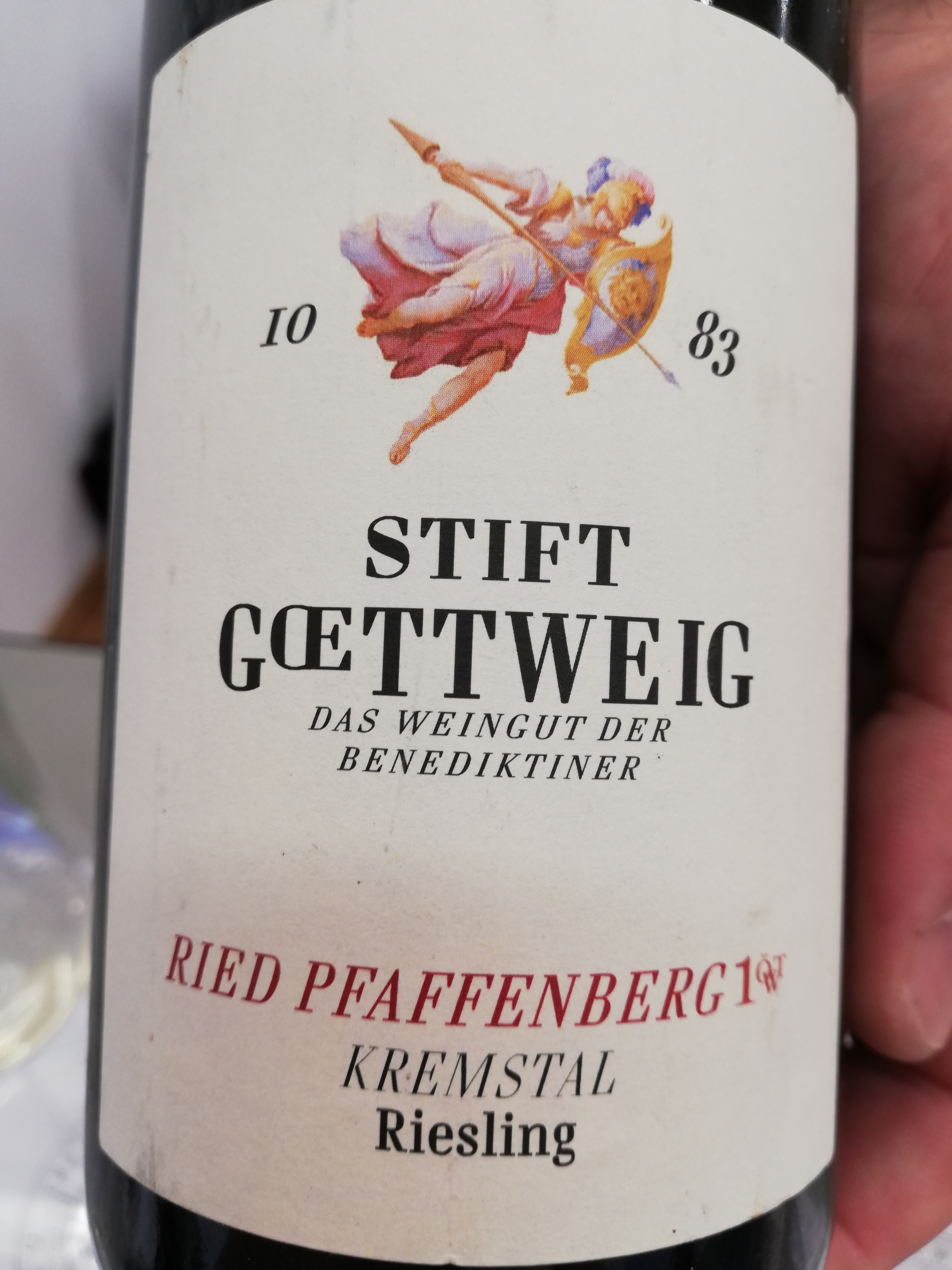 Stift Göttweig - Riesling Ried Pfaffenberg 2018 Stift Göttweig - Riesling Ried Pfaffenberg 2018
