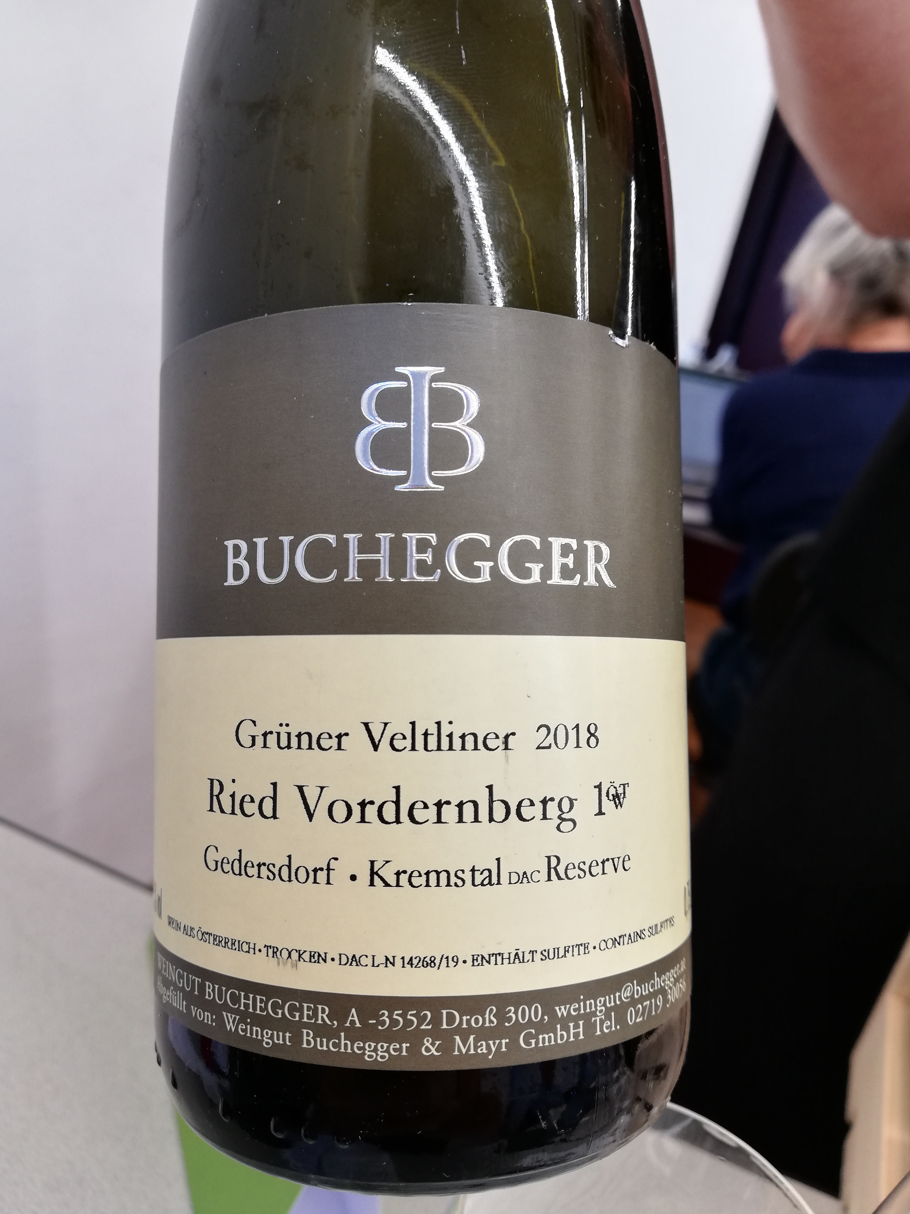 Buchegger - Grüner Veltliner Ried Vordernberg 2018