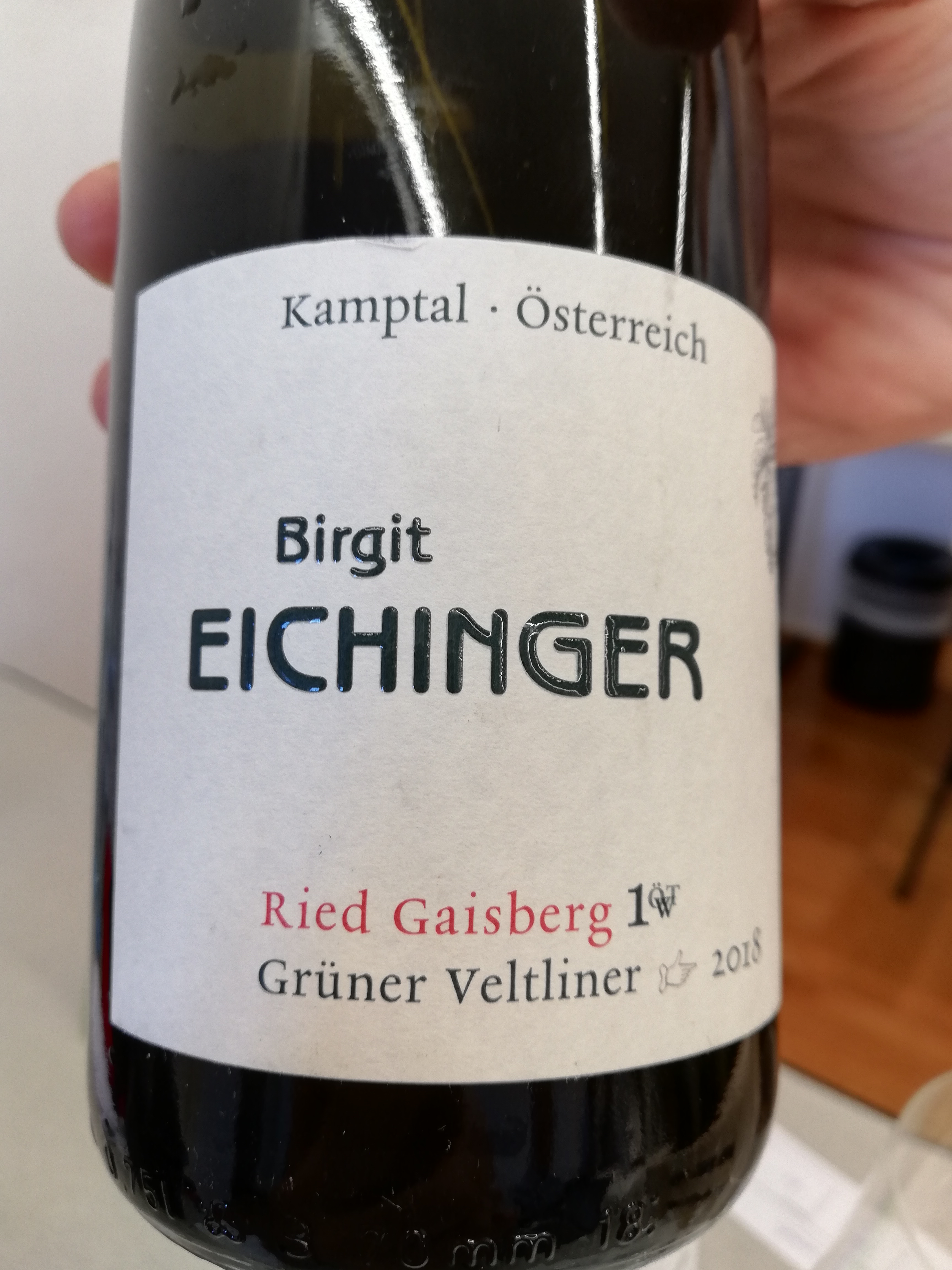 Birgit Eichinger - Grüner Veltliner Ried Gaisberg 2018