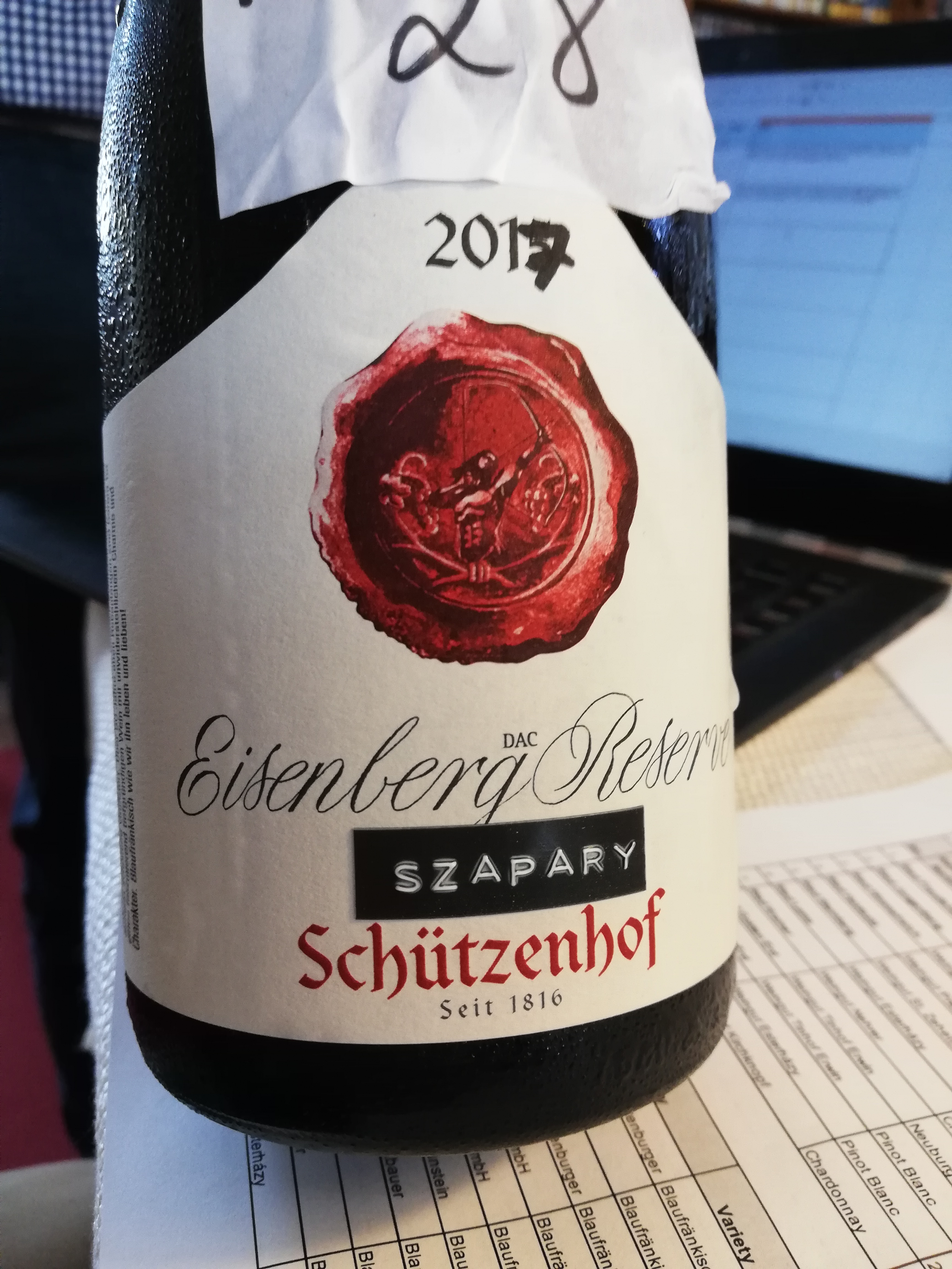 Schützenhof - Blaufränkisch Ried Szapary 2017