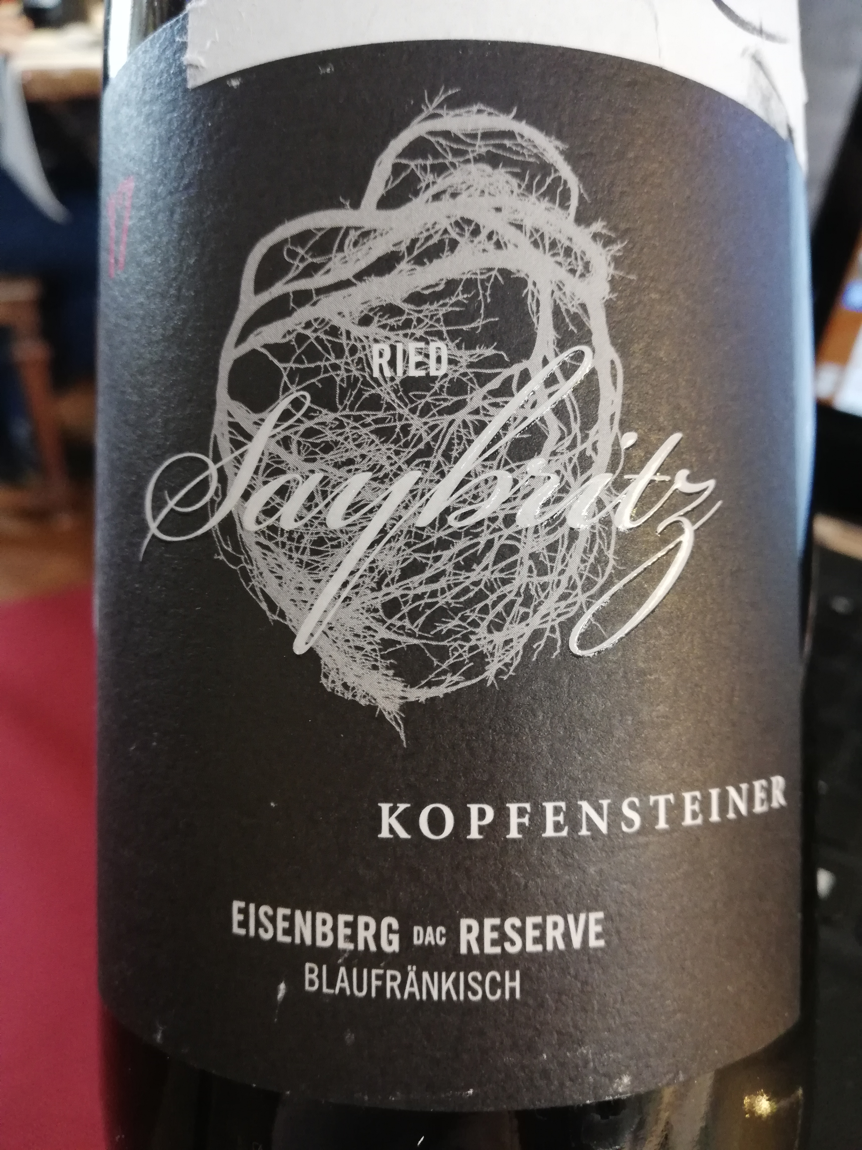 Kopfensteiner - Blaufränkisch Ried Saybritz 2017
