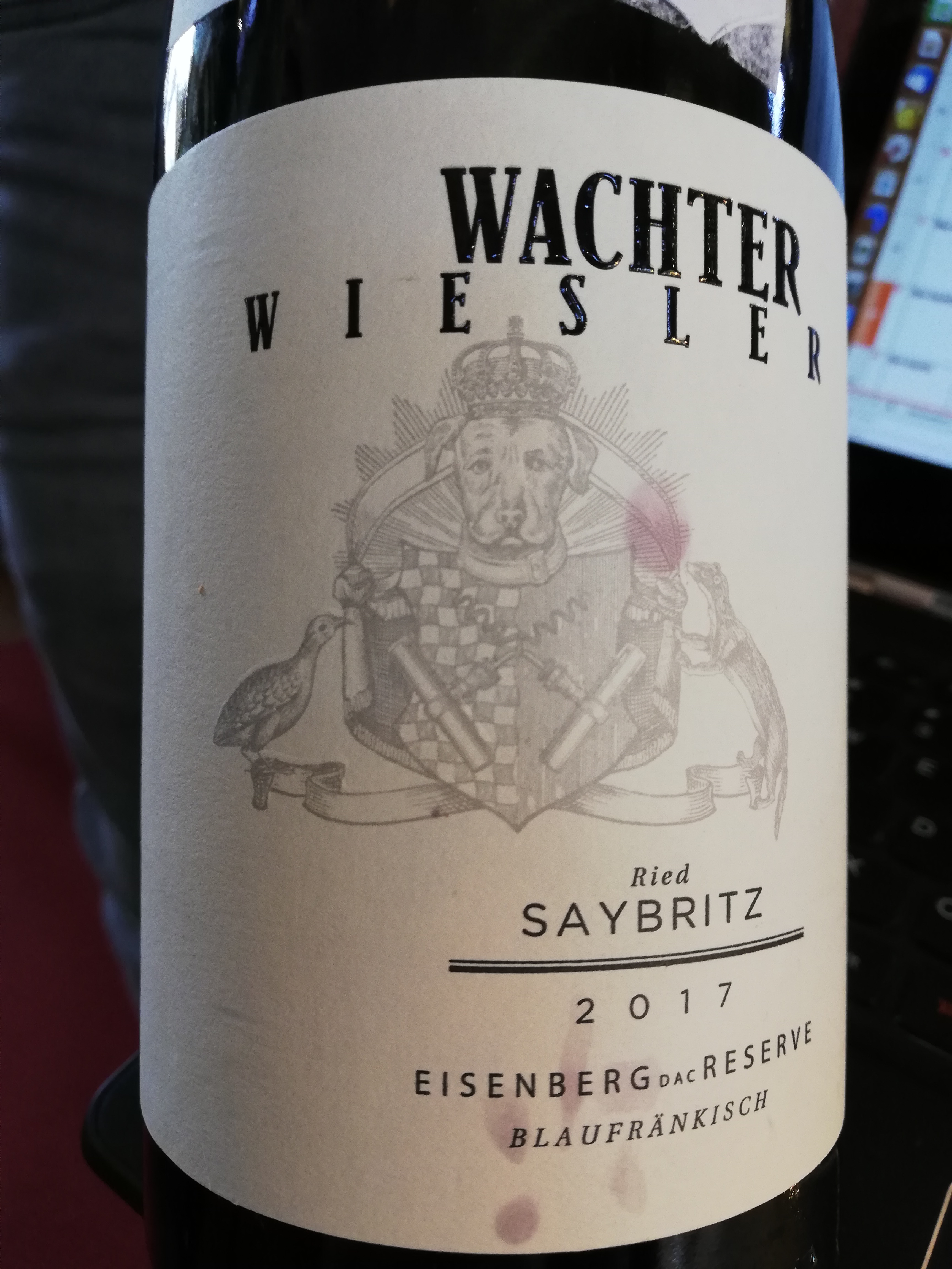 Wachter-Wiesler - Blaufränkisch Ried Saybritz 2017