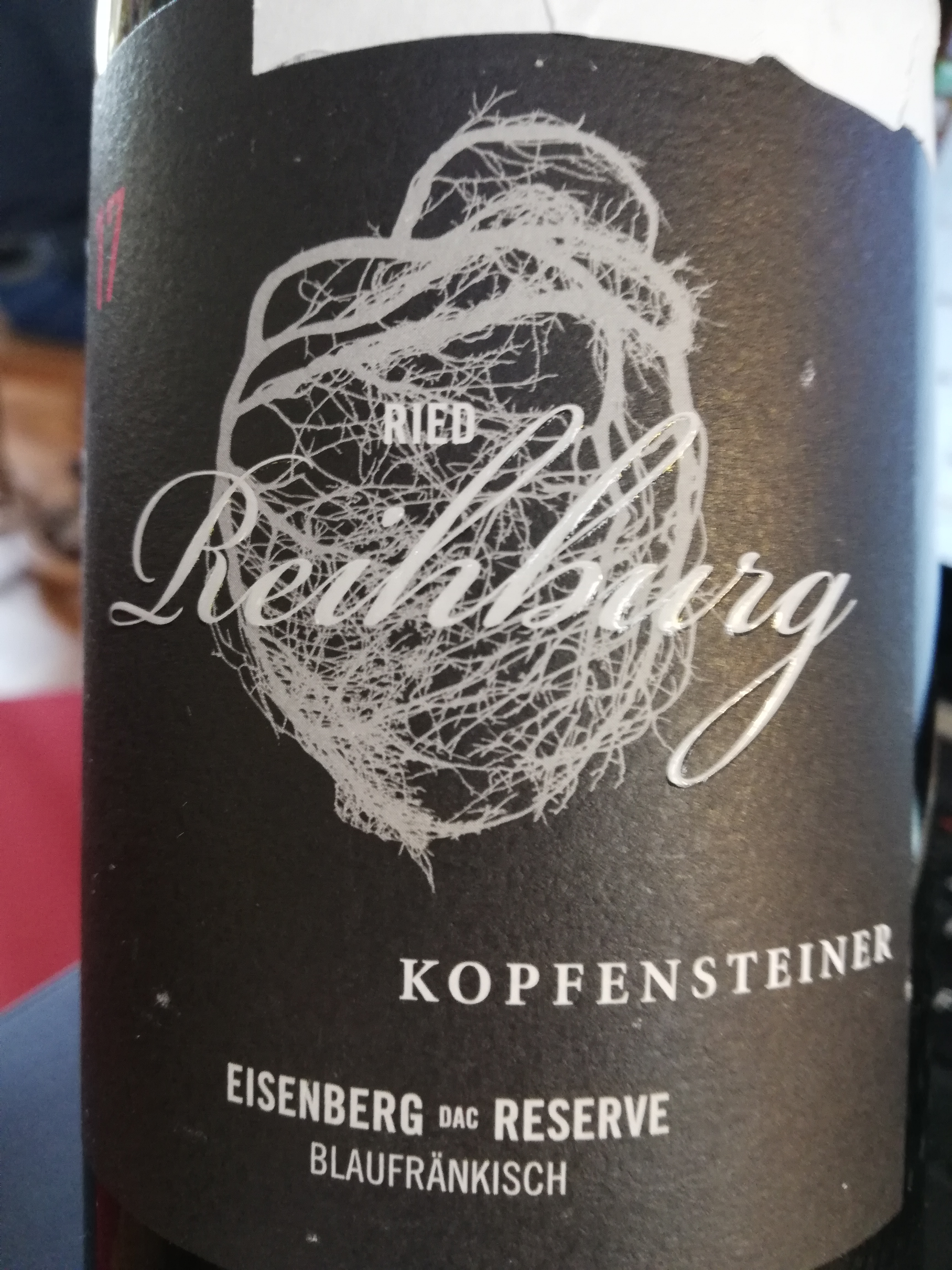 Kopfensteiner - Blaufränkisch Ried Reihburg 2017