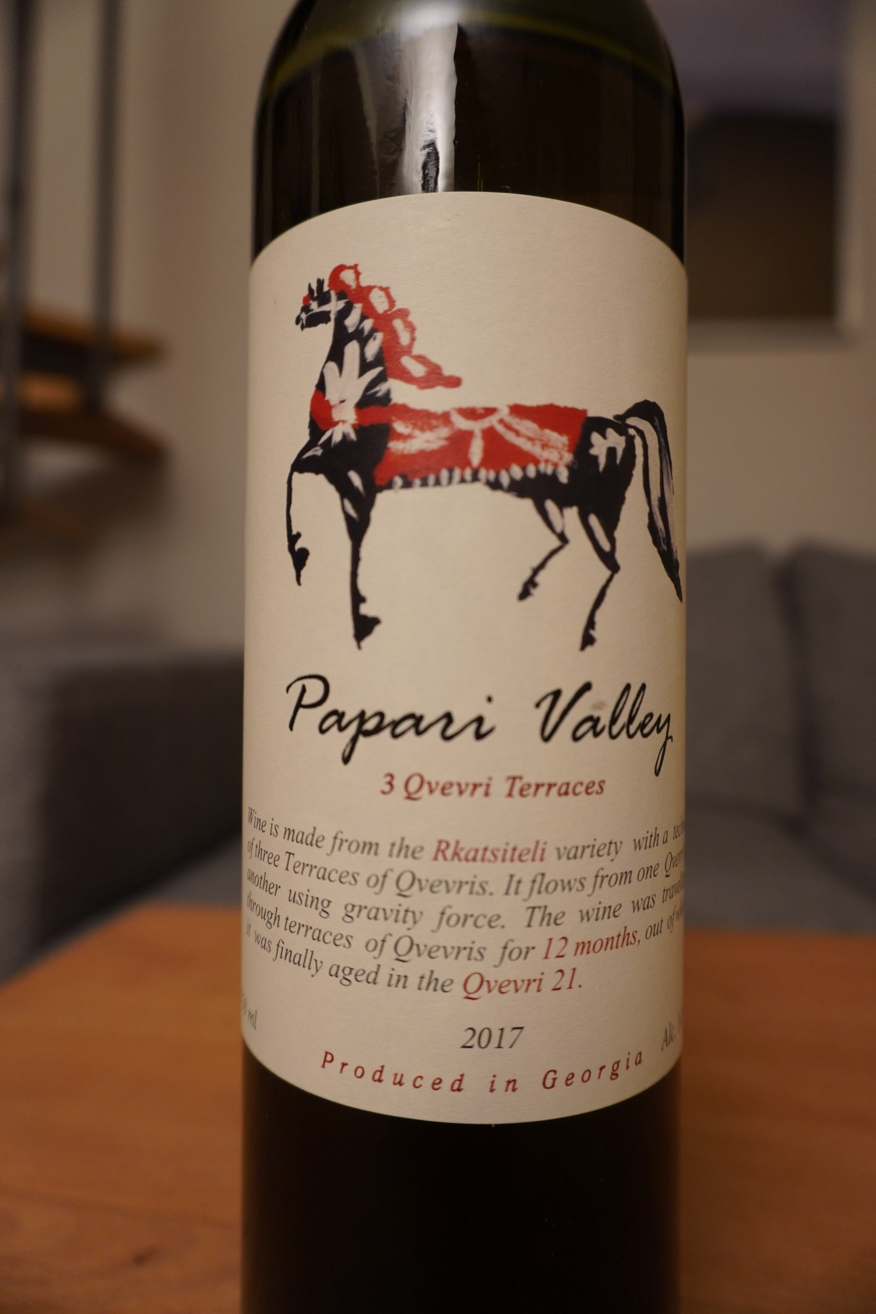 Papari Valley - Rkatsiteli Three terraces 2017