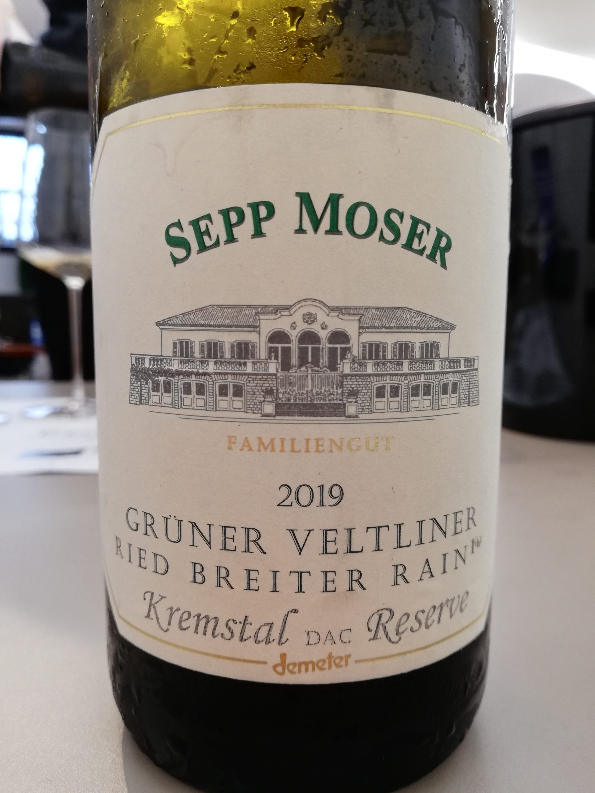 Sepp Moser - Grüner Veltliner Ried Breiter Rain 2019