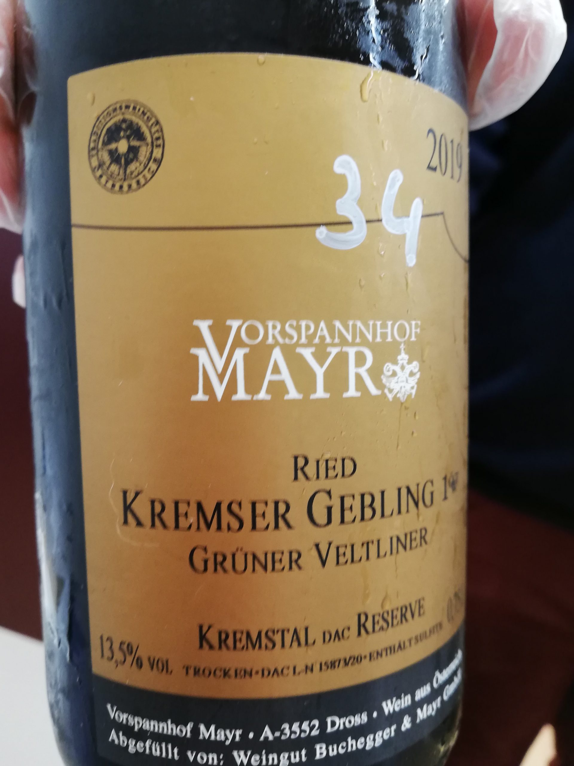 Buchegger - Grüner Veltliner Ried Gebling 2019