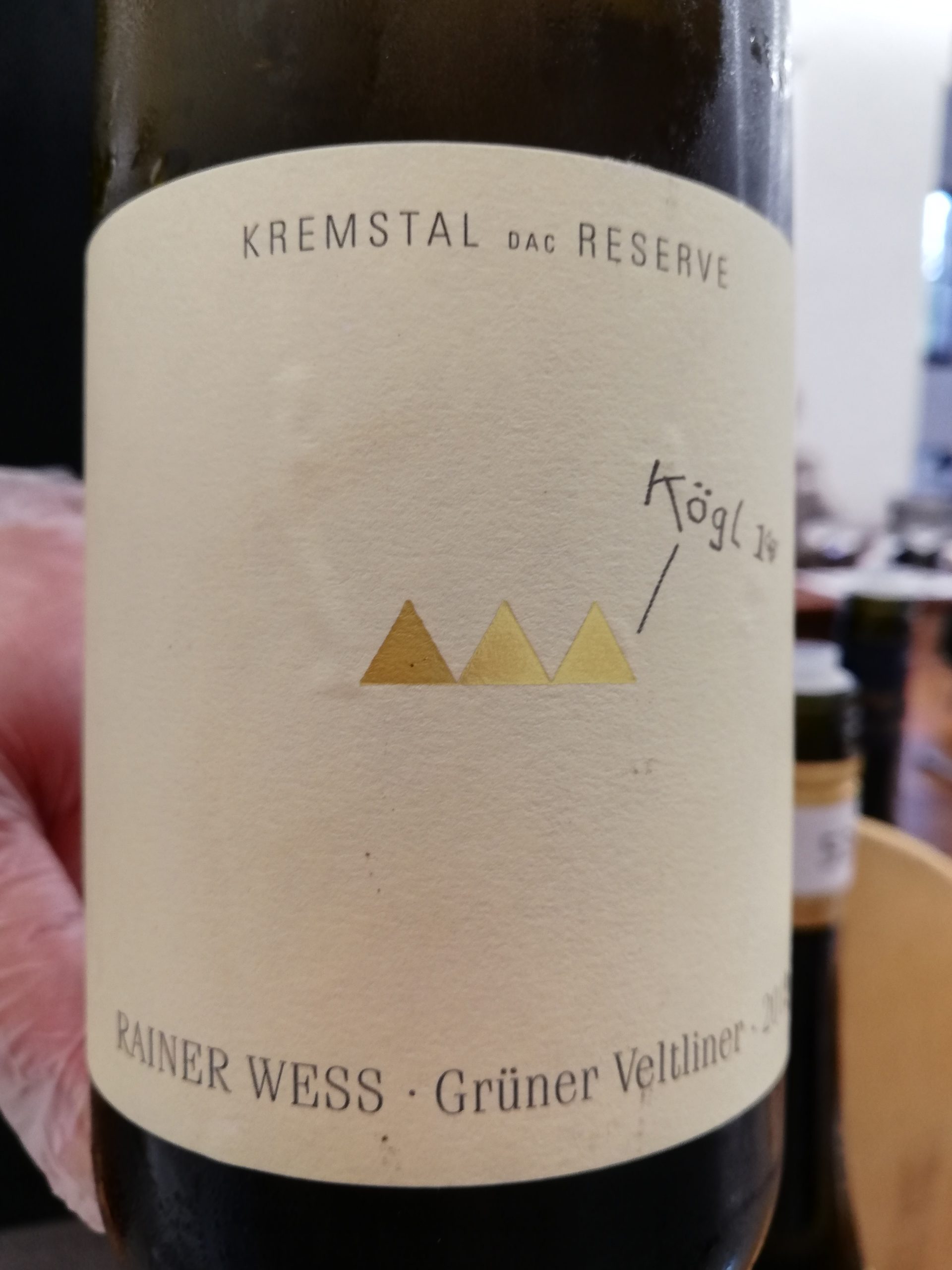 Rainer Wess - Grüner Veltliner Ried Kögl 2019 Rainer Wess - Grüner Veltliner Ried Kögl 2019