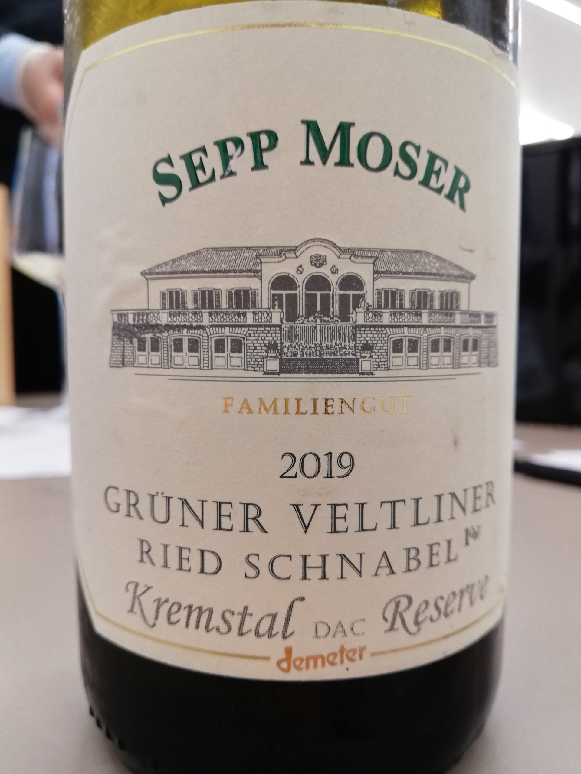 Sepp Moser - Grüner Veltliner Ried Schnabel 2019