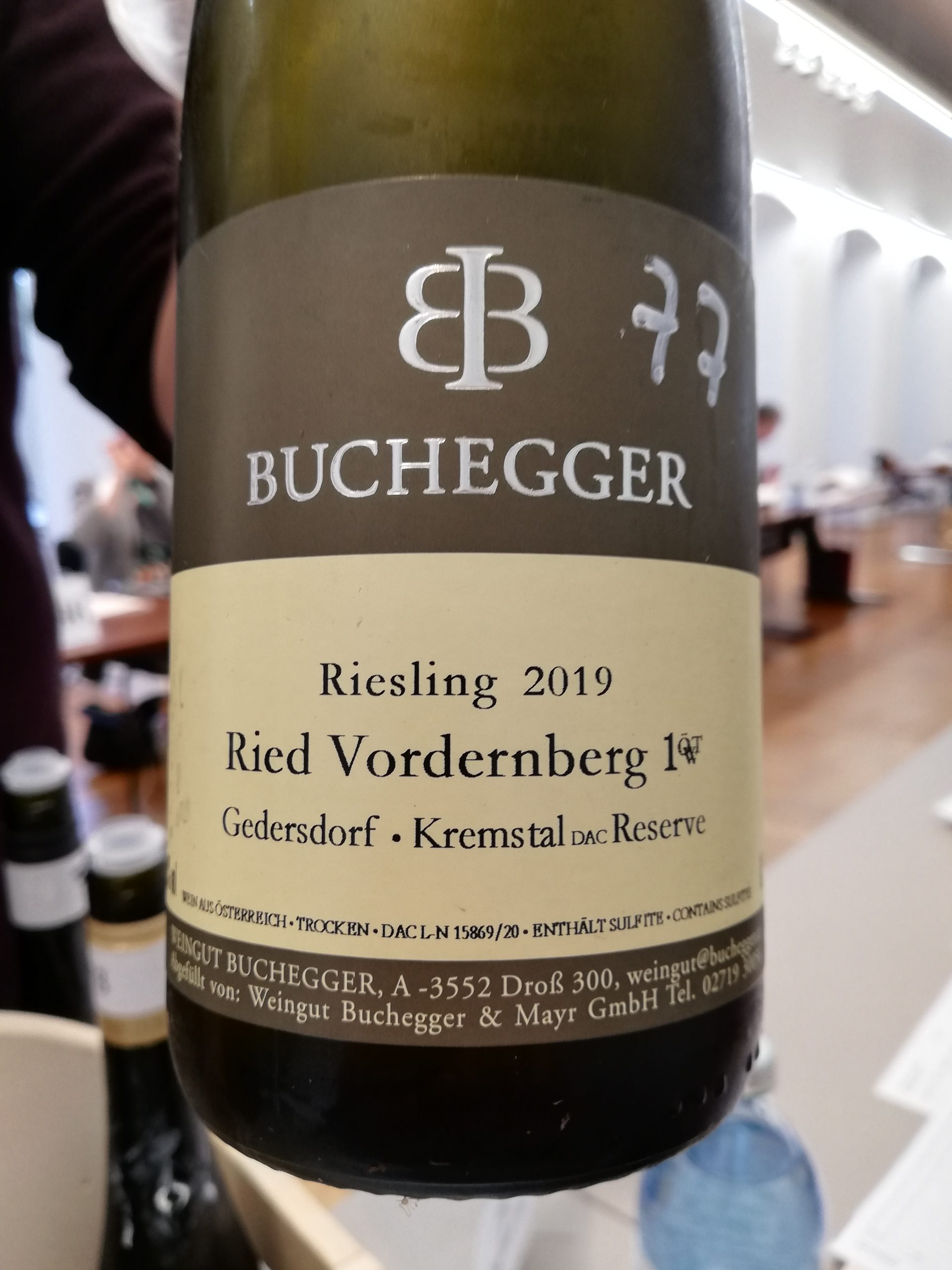 Buchegger - Riesling Ried Vordernberg 2019
