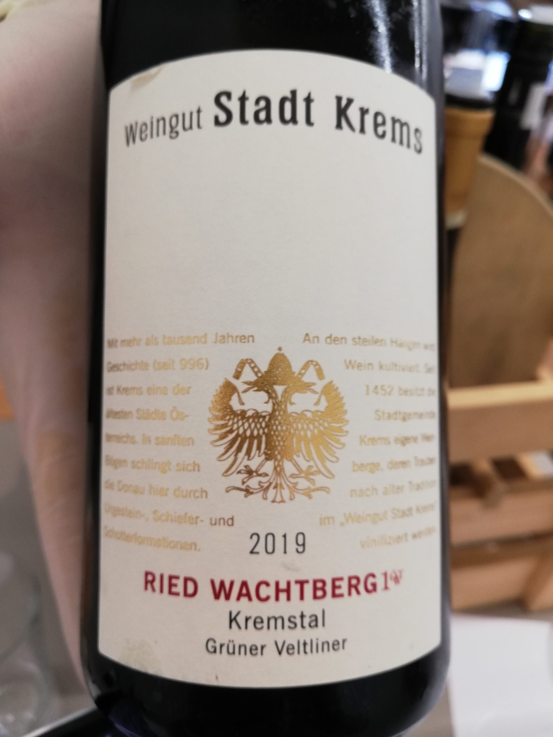 Stadt Krems - Grüner Veltliner Ried Wachtberg 2019