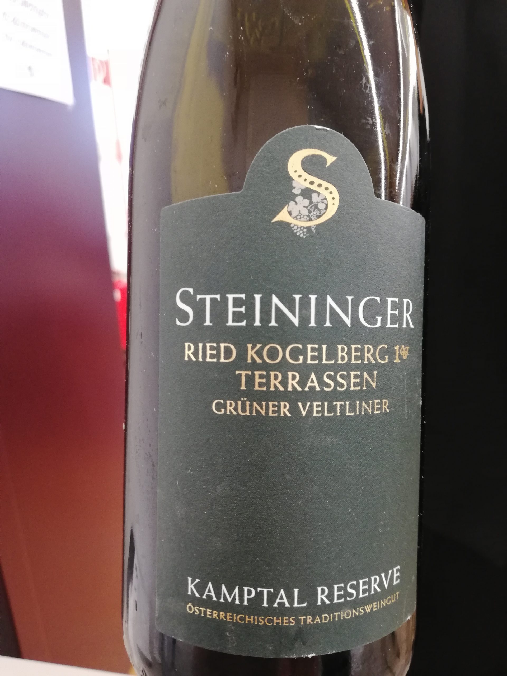 Steininger - Grüner Veltliner Ried Kogelberg Terrassen 2019