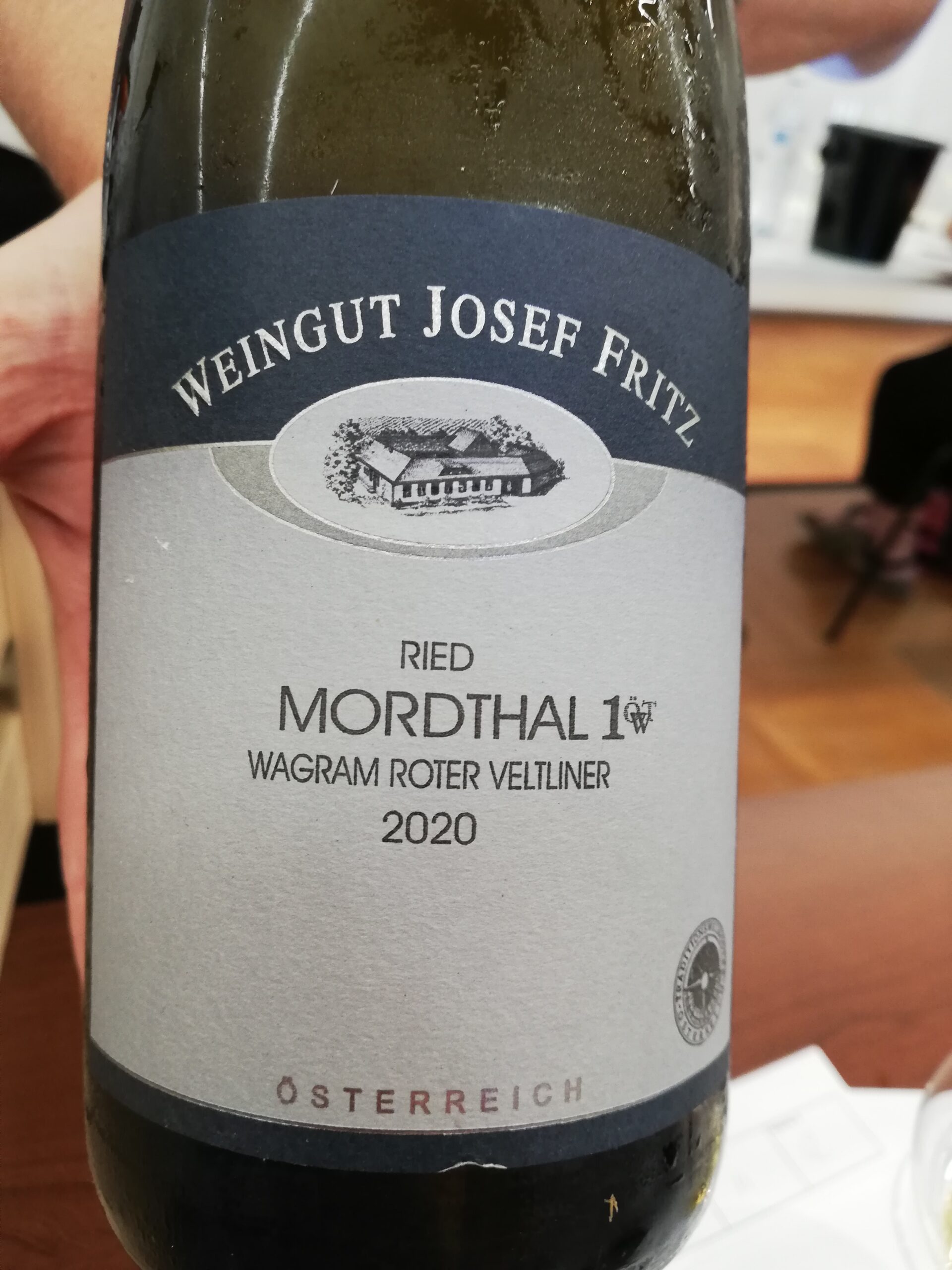 Josef Fritz - Roter Veltliner Ried Mordthal Erste Lage 2020