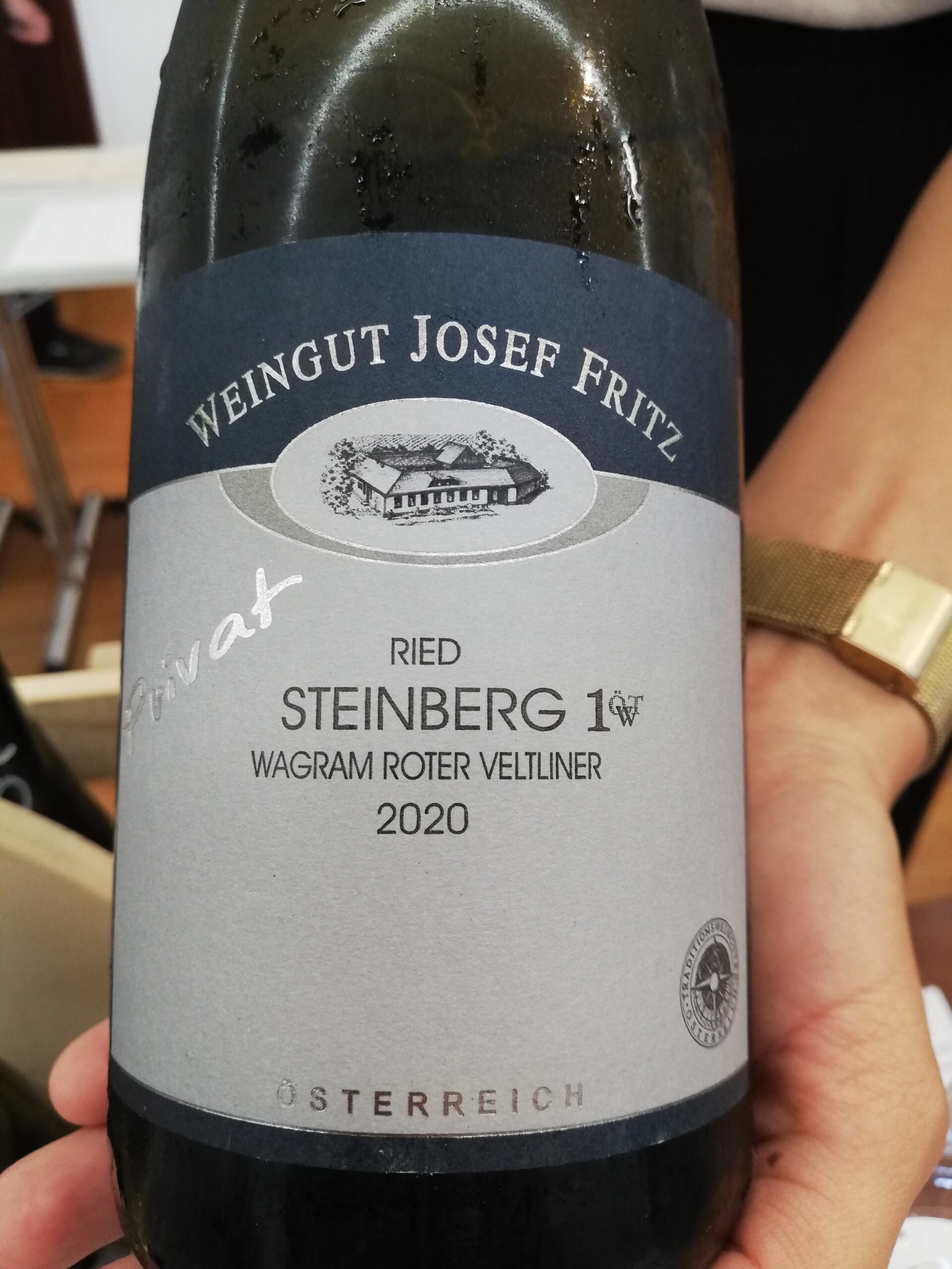 Josef Fritz - Roter Veltliner Ried Steinberg Erste Lage Privat 2020 Josef Fritz - Roter Veltliner Ried Steinberg Erste Lage Privat 2020