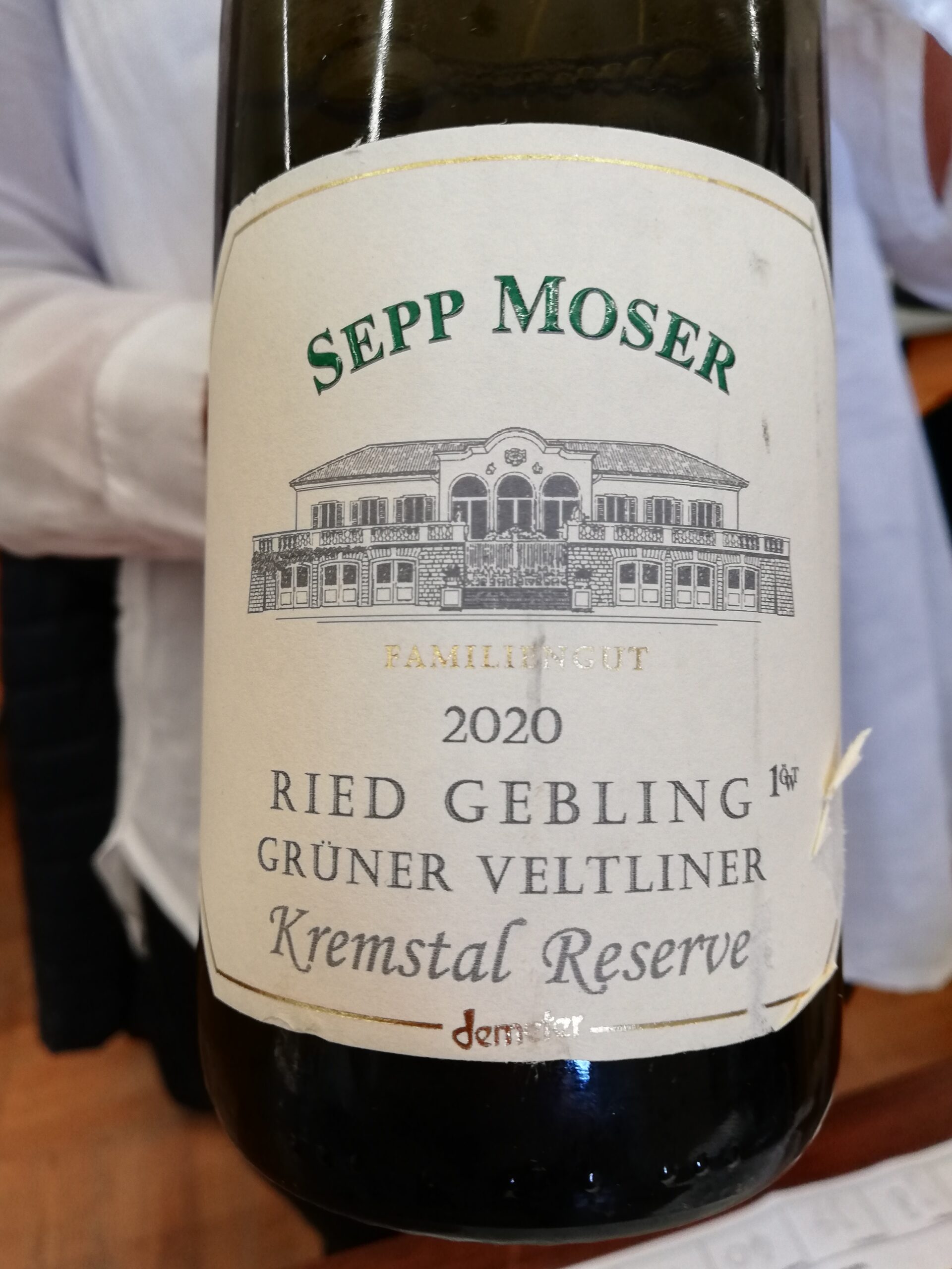 Sepp Moser - Grüner Veltliner Ried Gebling Erste Lage 2020