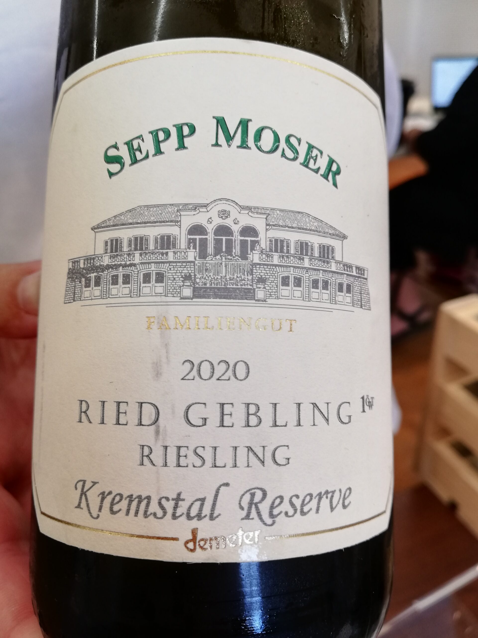 Sepp Moser - Riesling Ried Gebling Erste Lage 2020 Sepp Moser - Riesling Ried Gebling Erste Lage 2020