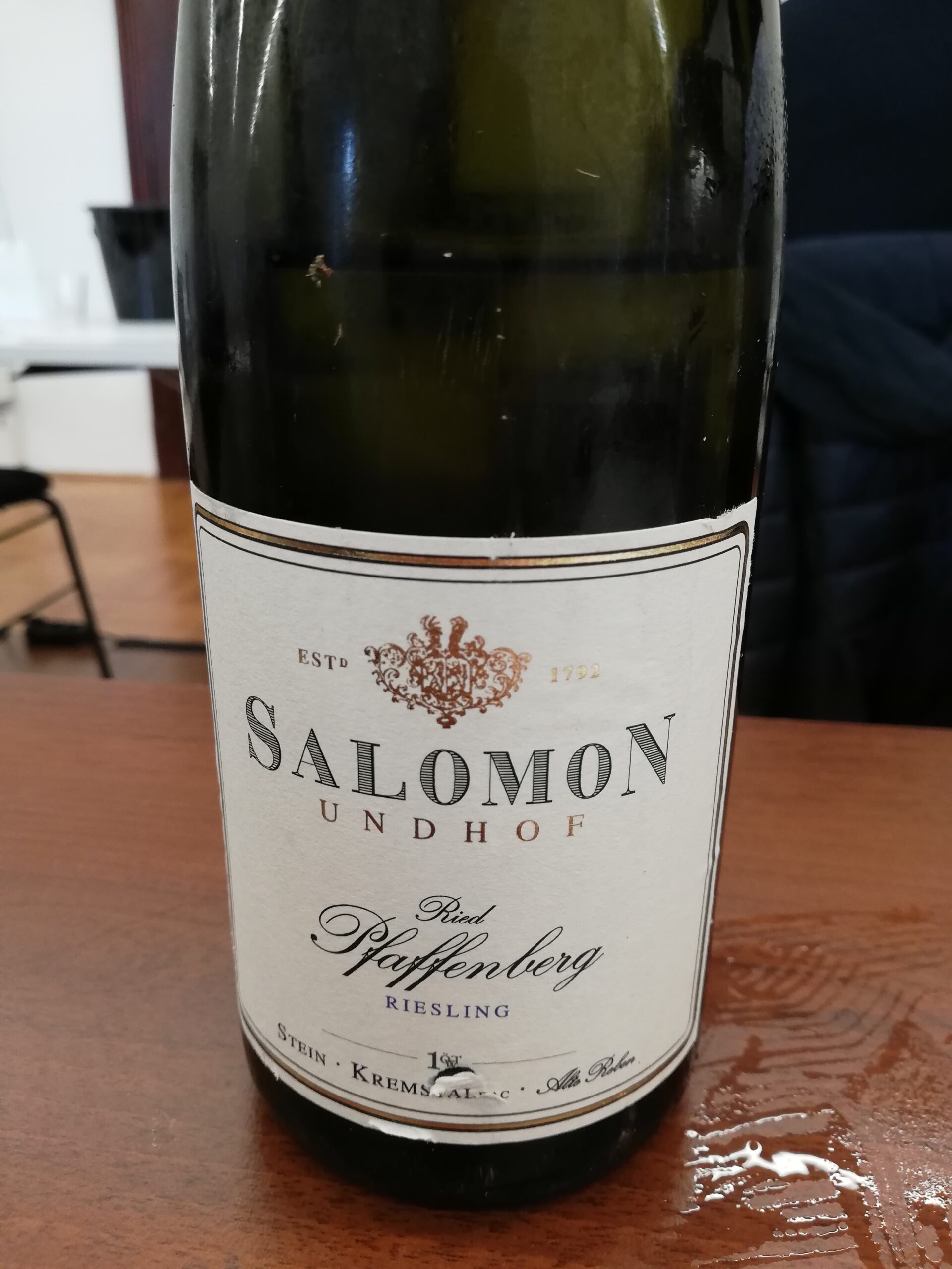 Salomon Undhof - Riesling Ried Pfaffenberg Erste Lage 2020