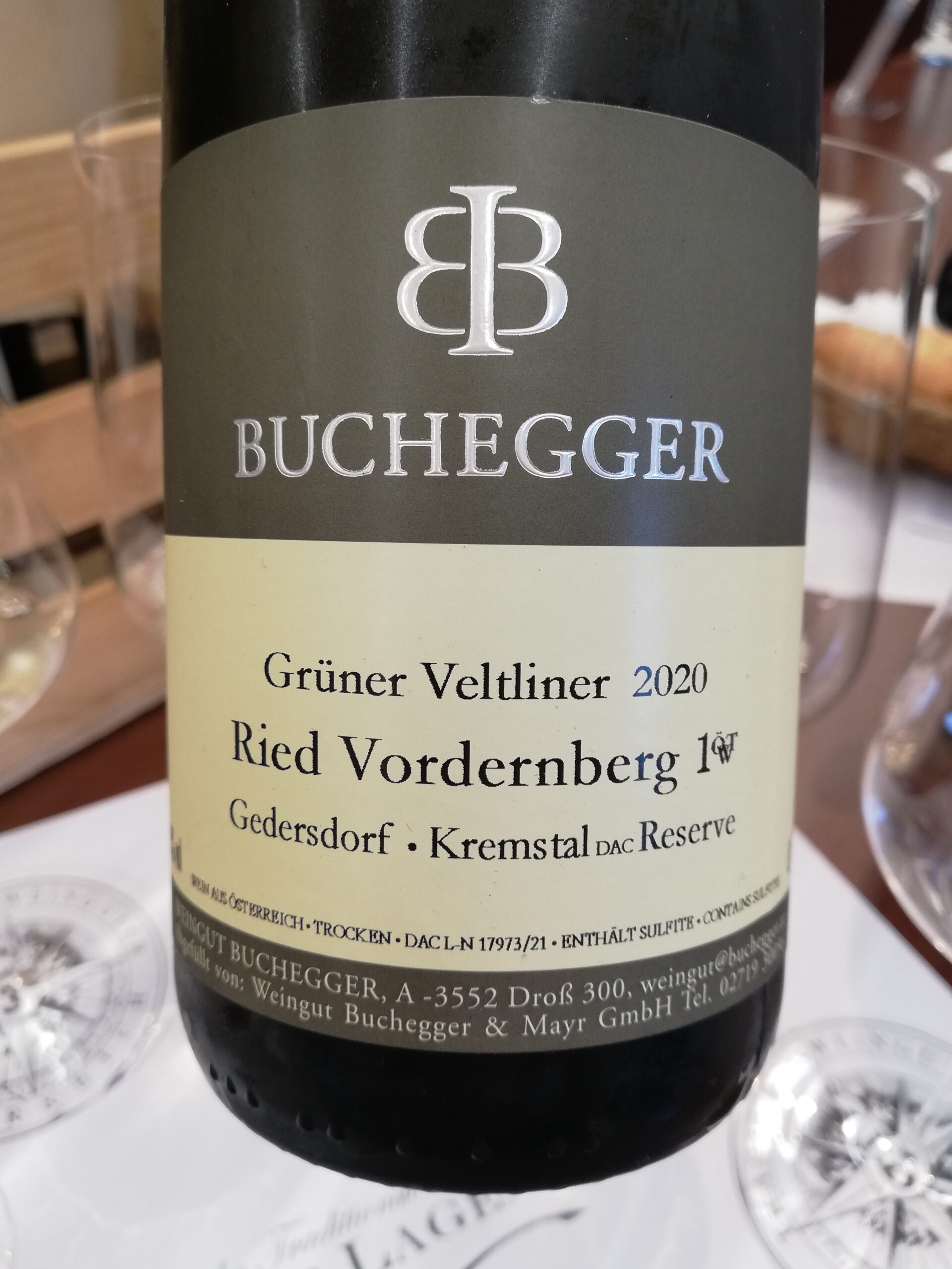 Buchegger - Grüner Veltliner Ried Vordernberg Erste Lage 2020