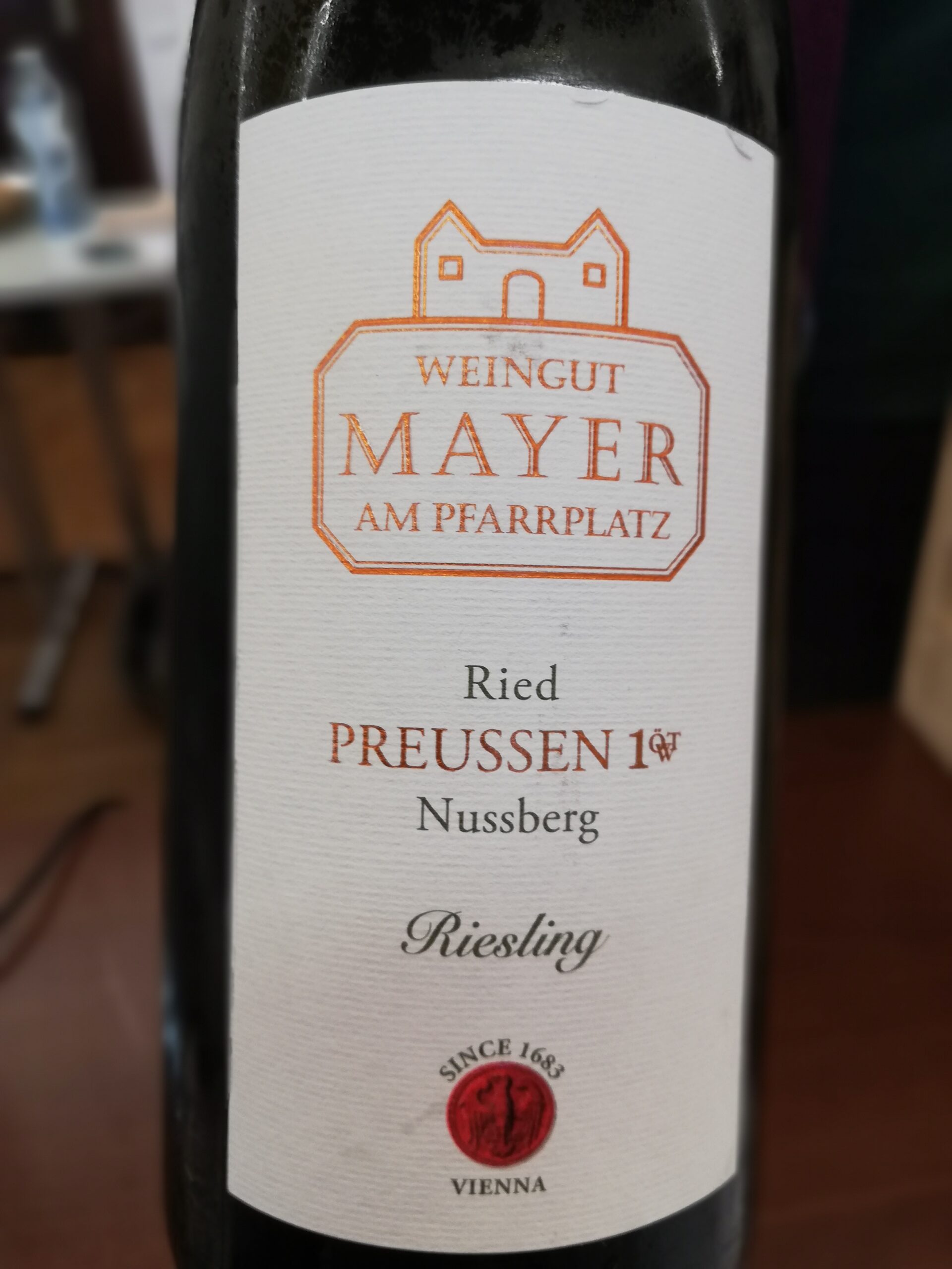 Mayer am Pfarrplatz - Riesling Ried Preussen Erste Lage 2020 Mayer am Pfarrplatz - Riesling Ried Preussen Erste Lage 2020