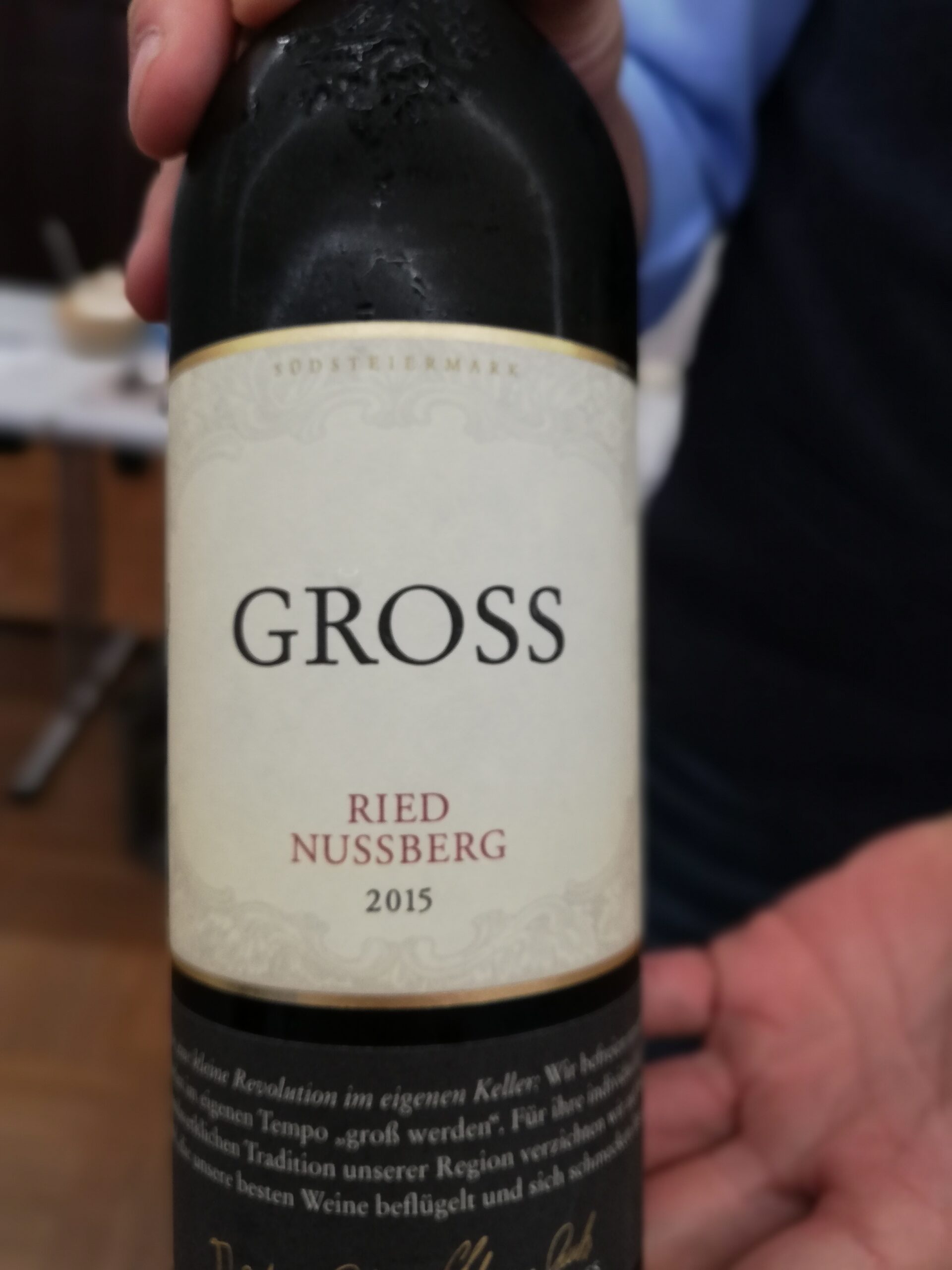 Gross - Ried Nussberg Sauvignon blanc 2015 Gross - Ried Nussberg Sauvignon blanc 2015